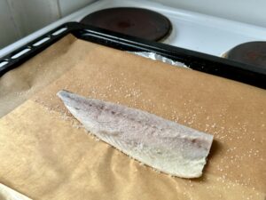 フランス自炊生活-冷凍鯖のオーブン塩焼き