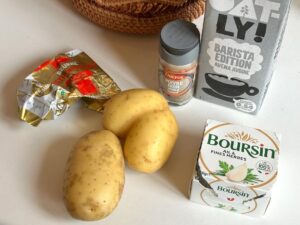 フランス自炊レシピ 材料　グラタンドフィノワ