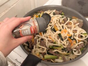 フランス自炊レシピ 焼きうどん