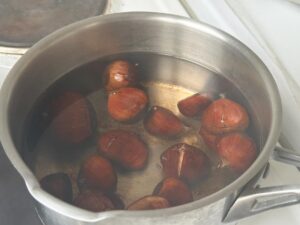 オーブン 栗 焼き方 皮を剥きやすくする方法