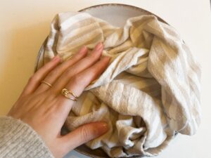 オーブン焼き栗 皮を剥きやすくする