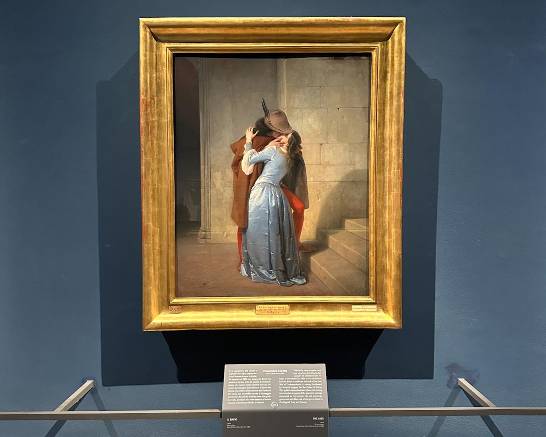 ブレラ絵画館 接吻