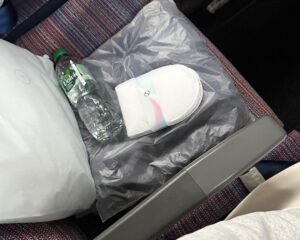 大韓航空 座席　長距離便　アメニティ